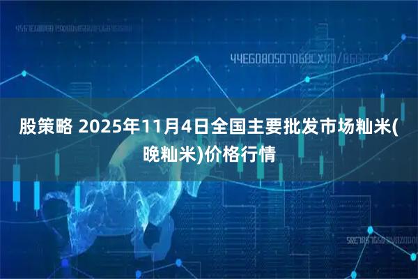 股策略 2025年11月4日全国主要批发市场籼米(晚籼米)价格行情